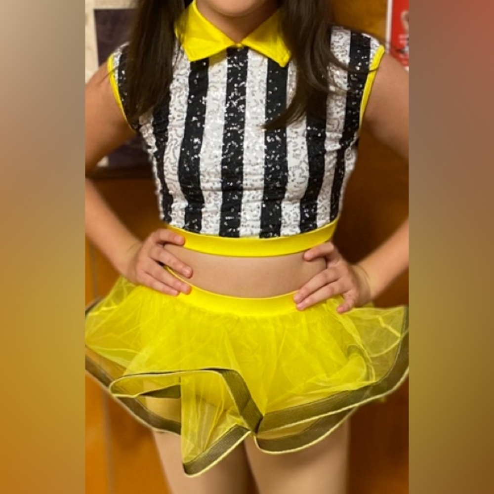 Weissman, Girls, size L, two-piece, jazz dance costume